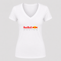 Women's Red Bull Racing V Neck T-Shirt in white
