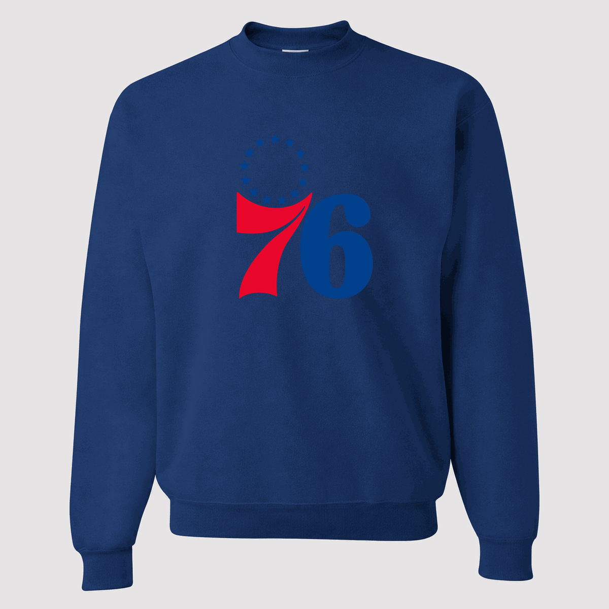 Men's Philadelphia 76ers Crewneck Sweatshirt - Blue