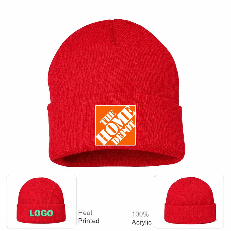 The Home Depot Red Beanie Hat