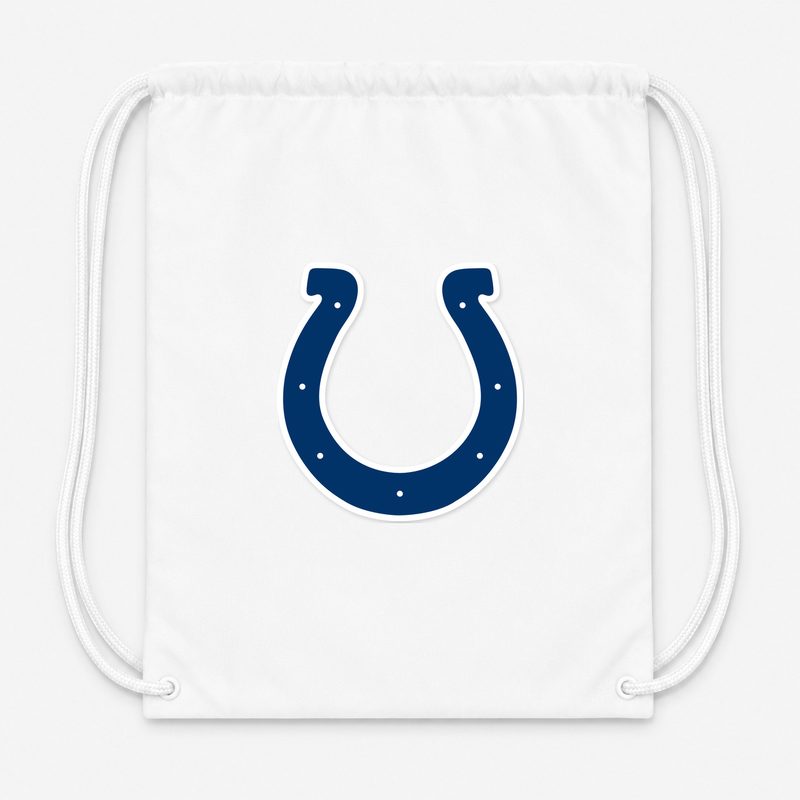 Indianapolis Colts Drawstring Bag - White
