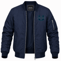 Men's Utah State Aggies Logo Lightweight Bomber Jacket - Navy