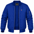 Men's 24 Hour Fitness Lightweight Bomber Jacket - Blue