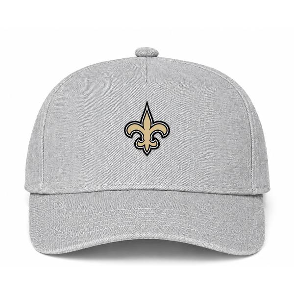 New Orleans Saints NFL Logo Gray Dad Baseball Cap Hat