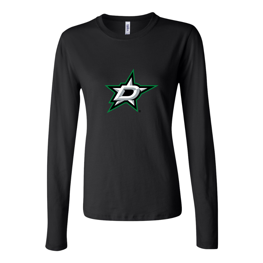 Women's Dallas Stars Long Sleeve T-Shirt - Black