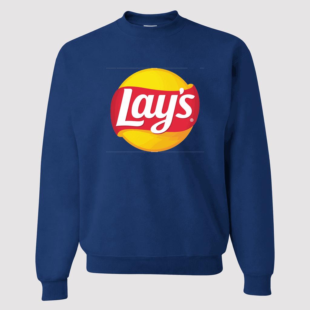 Men's Lay's Crewneck Sweatshirt - Blue