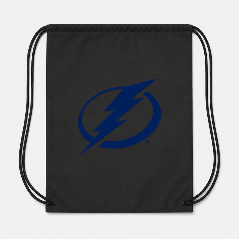 Tampa Bay Lightning Drawstring Bag - Black