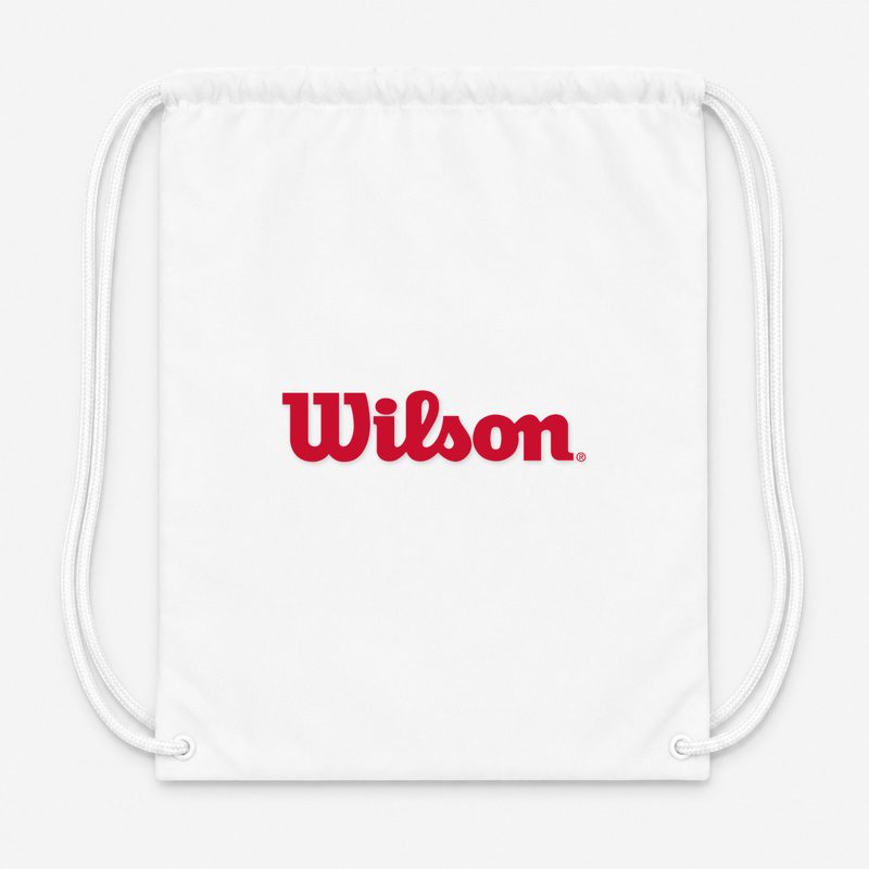 Wilson Drawstring Bag - White