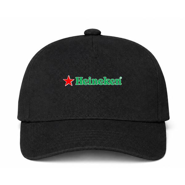 Heineken Logo Black Dad Baseball Cap Hat