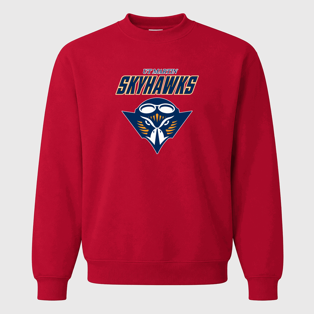 Men's Tennessee Martin Skyhawks Crewneck Sweatshirt - Red