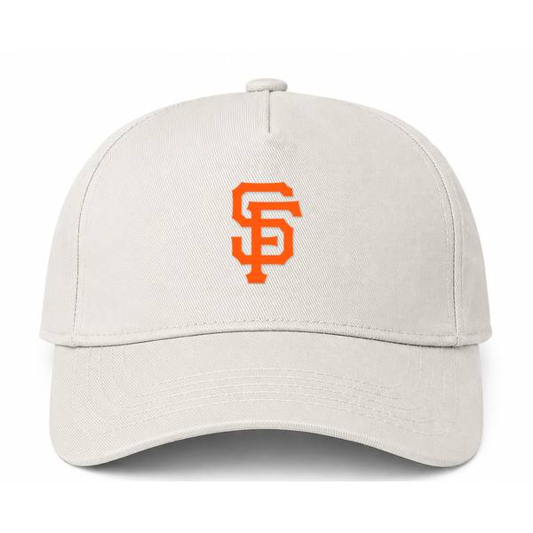 San Francisco Giants MLB Logo Beige Dad Baseball Cap Hat