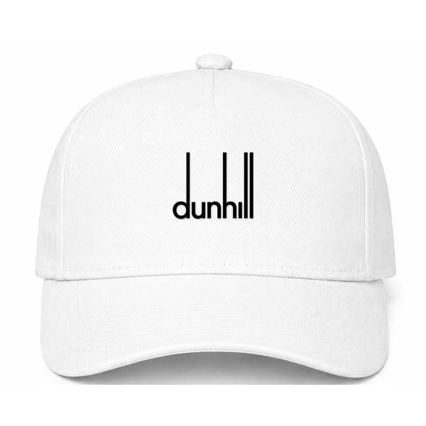 Dunhill Black Logo White Dad Baseball Cap Hat