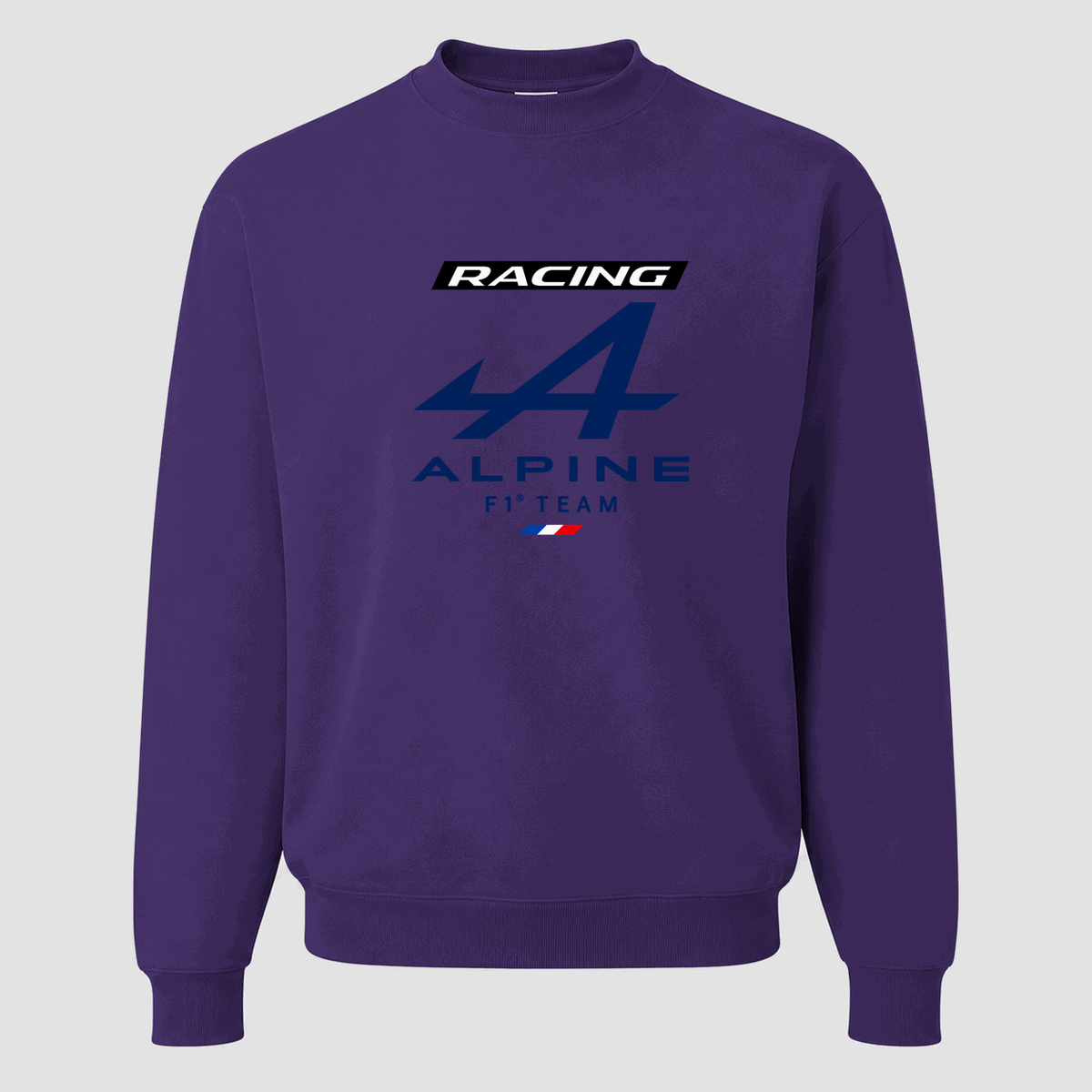 Men's Alpine F1 Team Crewneck Sweatshirt - Purple