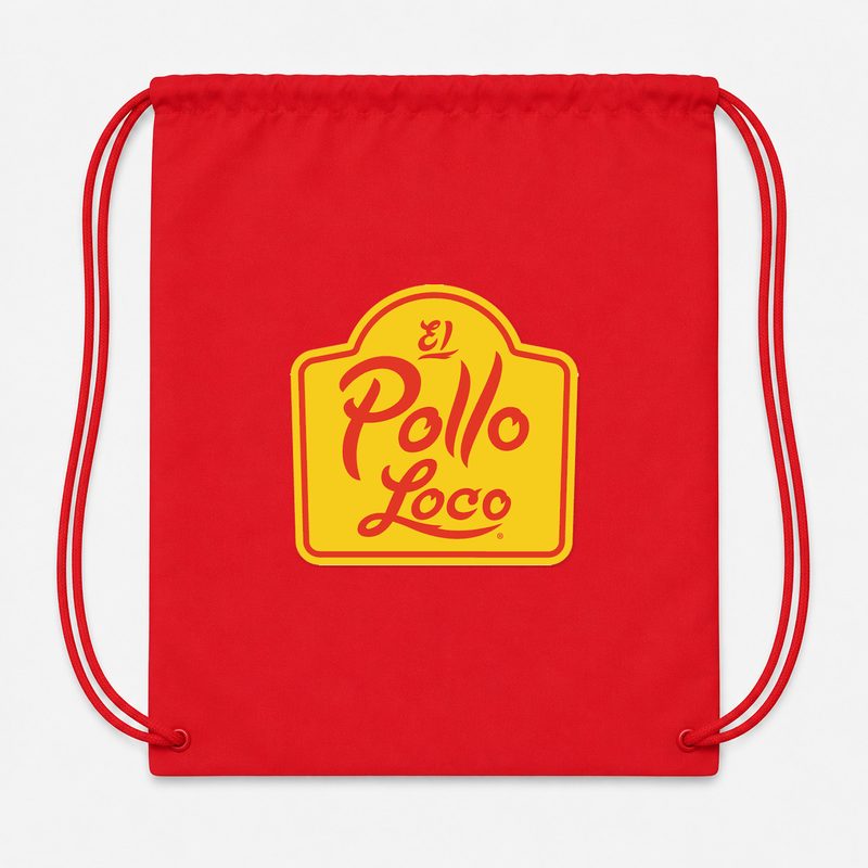 El Pollo Loco Drawstring Bag - Red