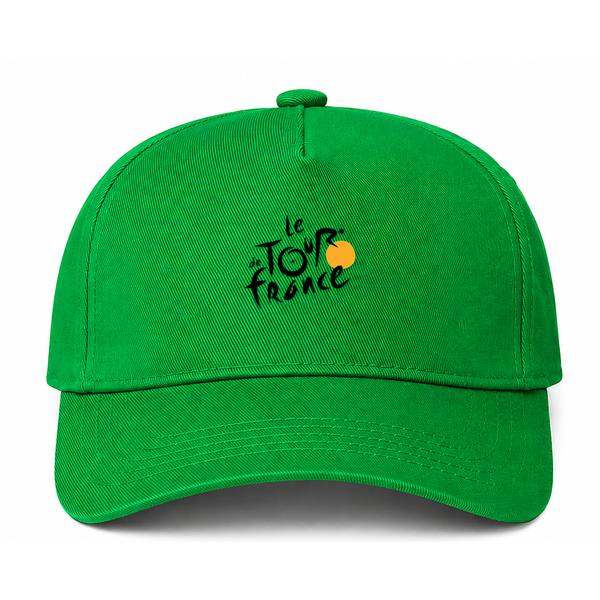 Tour de France Logo Green Dad Baseball Cap Hat