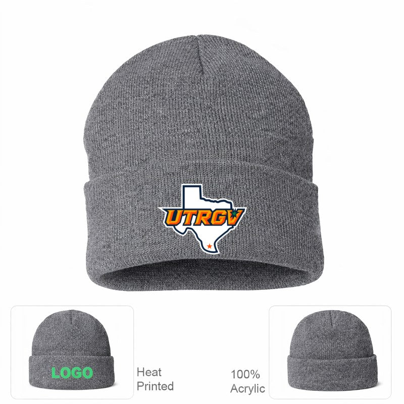UTRGV Vaqueros Grey Beanie Hat