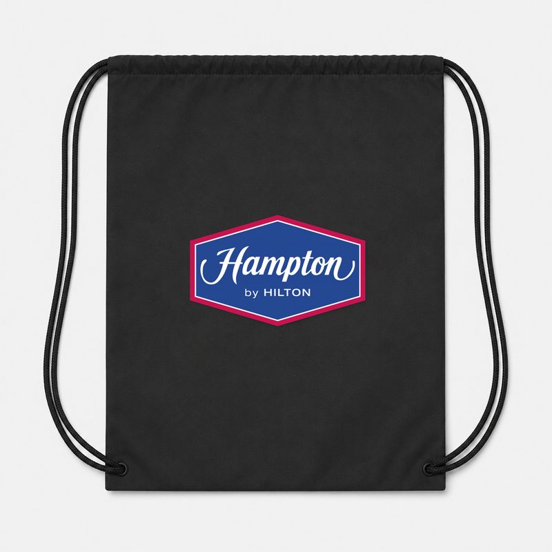 Hampton Drawstring Bag - Black