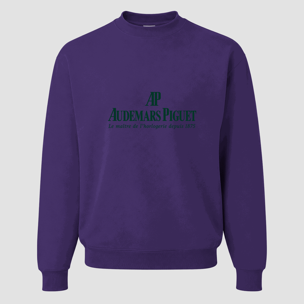 Men's Audemars Piguet Crewneck Sweatshirt - Purple
