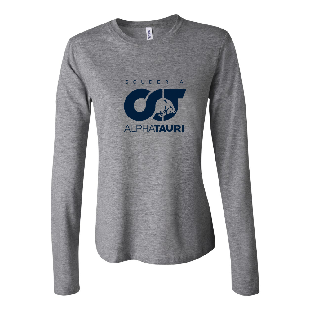 Women's Scuderia AlphaTauri Long Sleeve T-Shirt - Gray