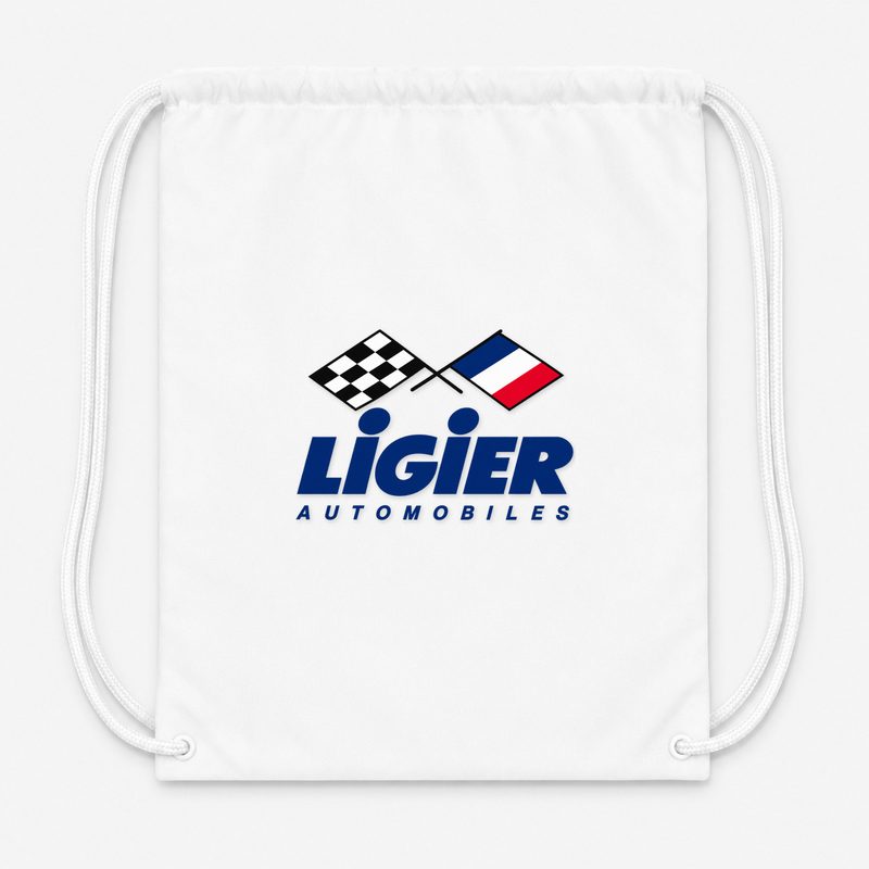 Ligier Automobiles Drawstring Bag - White