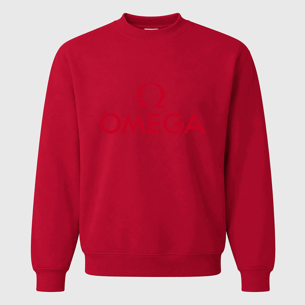 Men's Omega Crewneck Sweatshirt - Red
