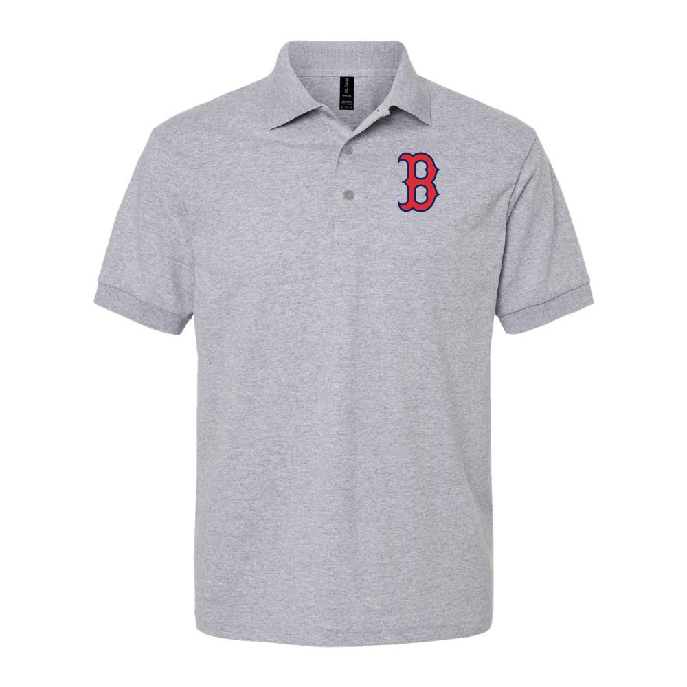 Men's Boston Red Sox Dry Blend Polo - Gray