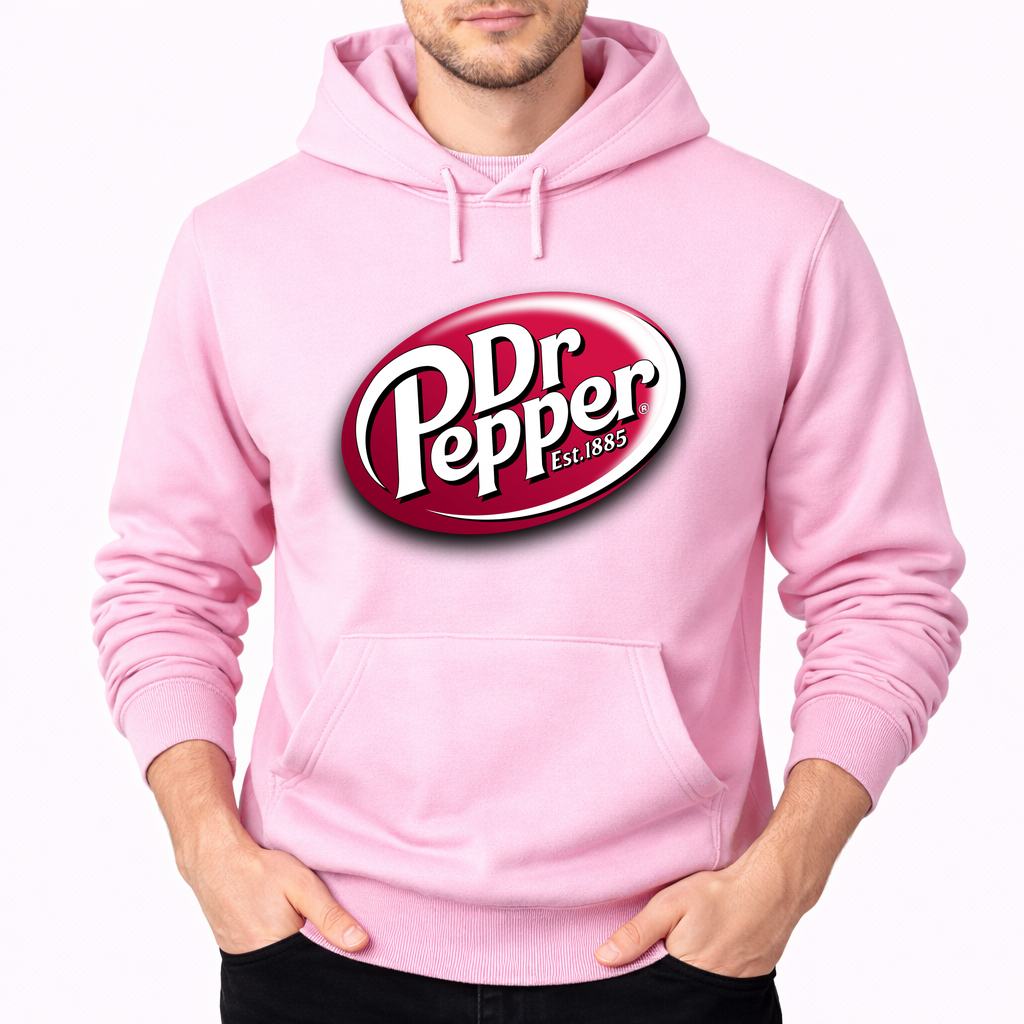 Men's Dr Pepper Pullover Hoodie - Pink