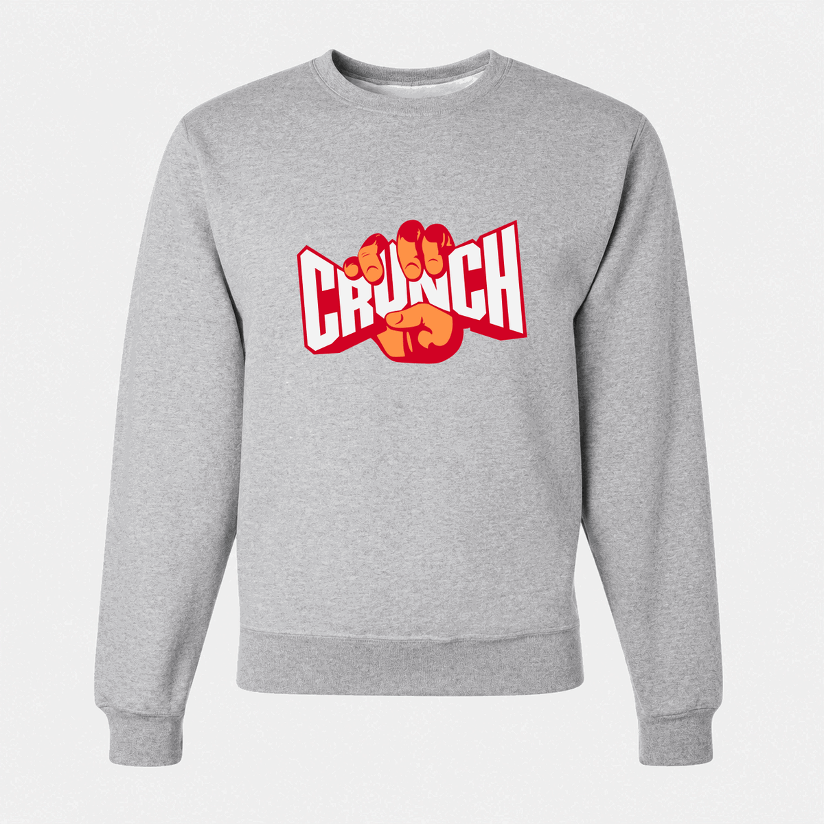 Men's Crunch Fitness Crewneck Sweatshirt - Gray