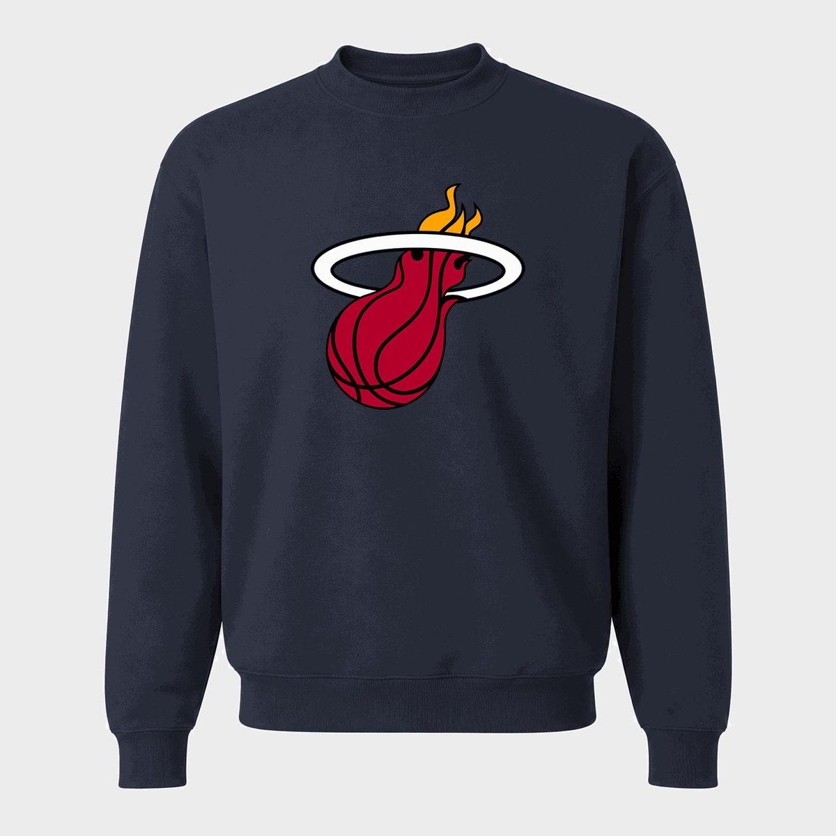 Men's Miami Heat Crewneck Sweatshirt - Navy