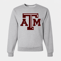 Men's Texas A&M University Logo Crewneck Sweatshirt - Gray