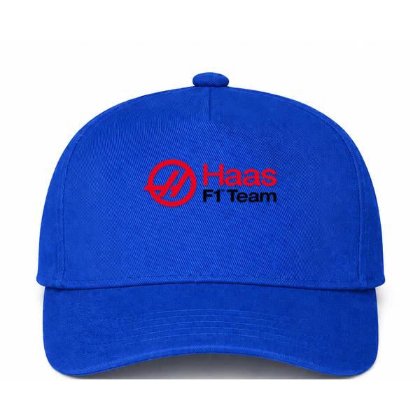 Haas F1 Team Blue Dad Baseball Cap Hat