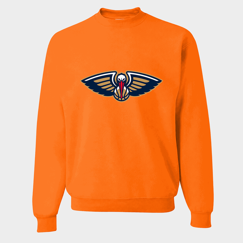 Men's New Orleans Pelicans Crewneck Sweatshirt - Orange
