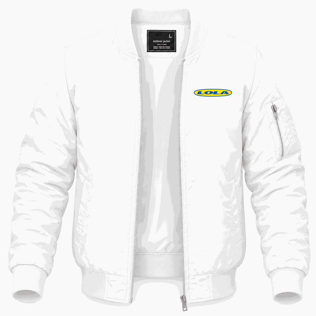 Men's Lola Lightweight Bomber Jacket - White
