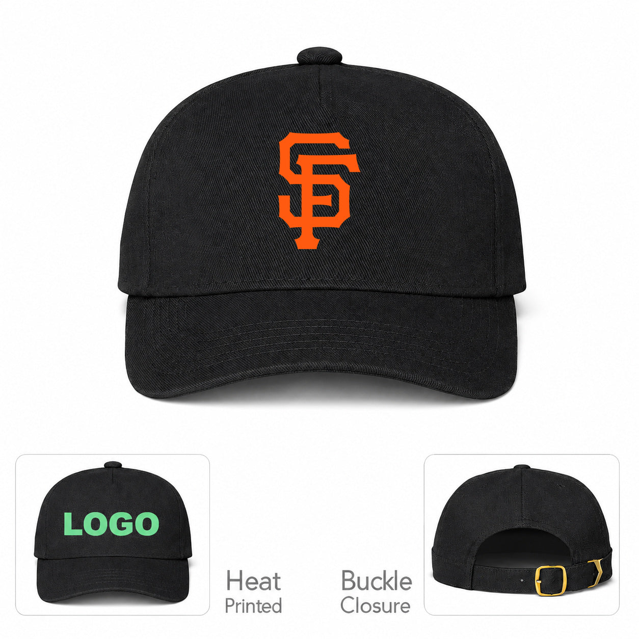 MLB San Francisco Giants Baseball Cap Hat - Black