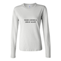 Women's Make America Great Again Long Sleeve T-Shirt - White