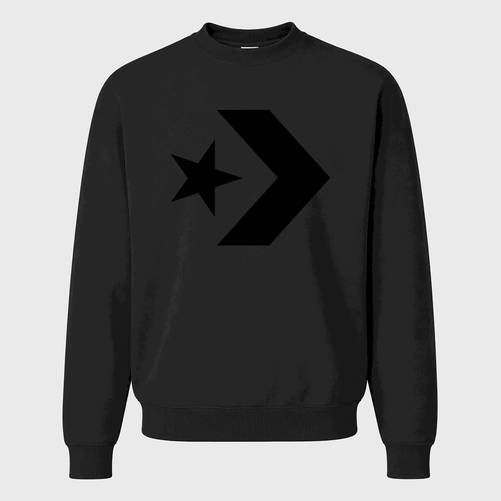 Men's Converse Crewneck Sweatshirt - Black
