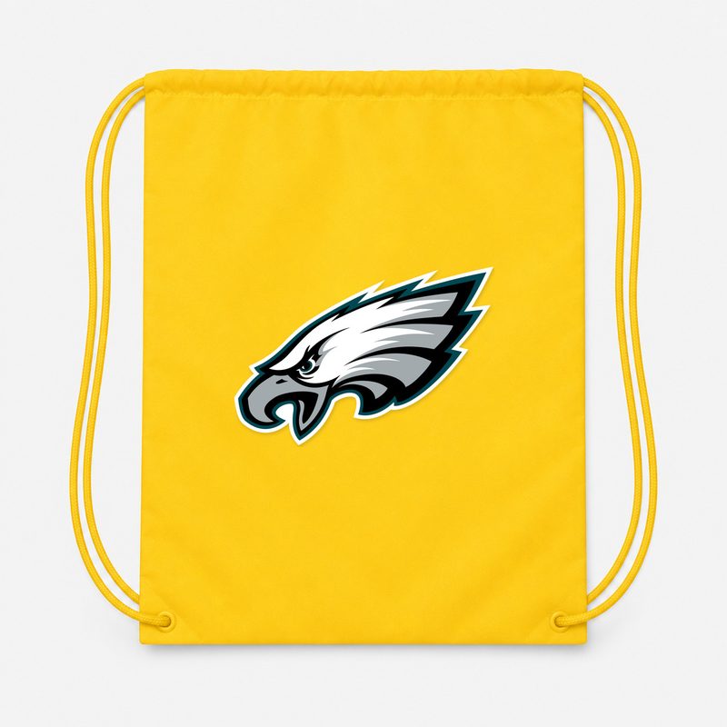 Philadelphia Eagles Drawstring Bag - Yellow