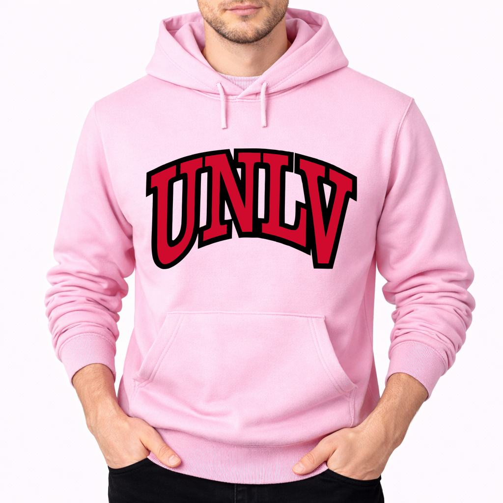 Men's UNLV Rebels Pullover Hoodie - Pink