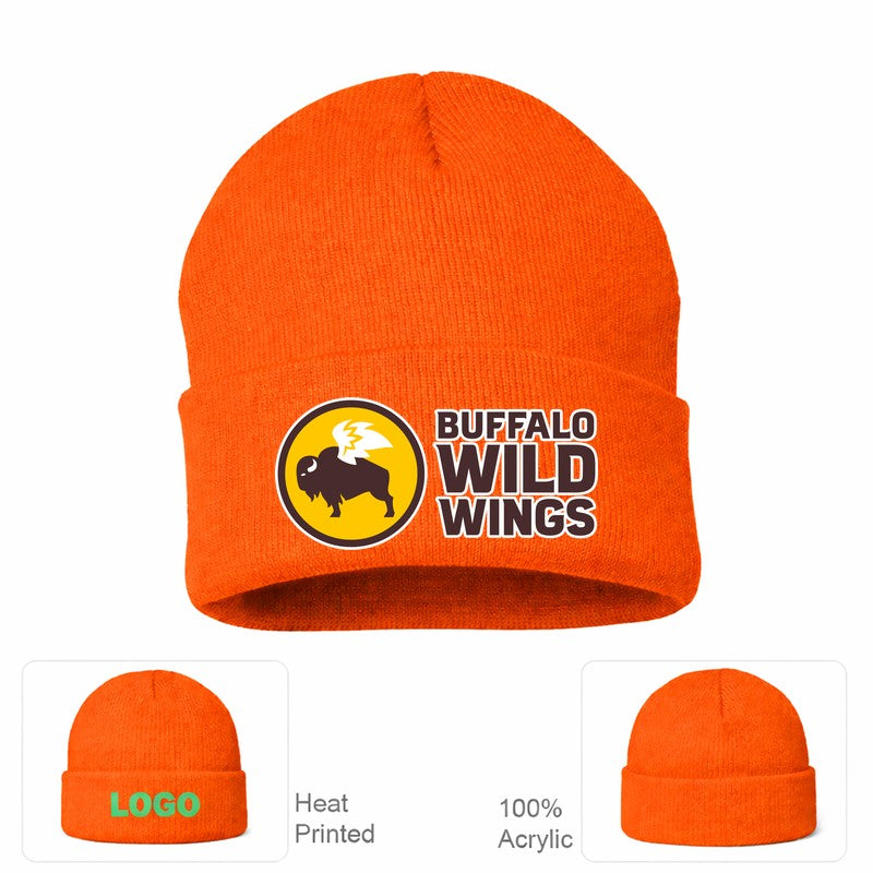 Buffalo Wild Wings Orange Beanie Hat