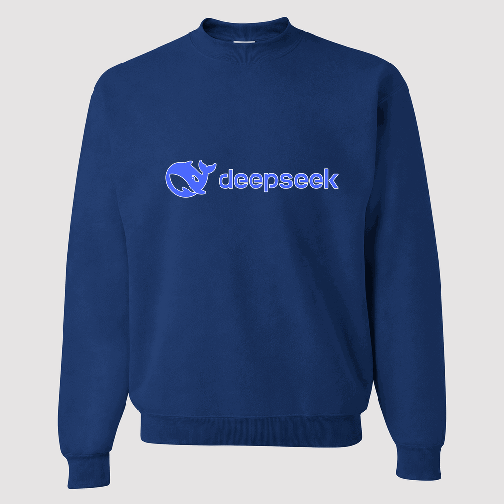 Men's DeepSeek Crewneck Sweatshirt - Blue