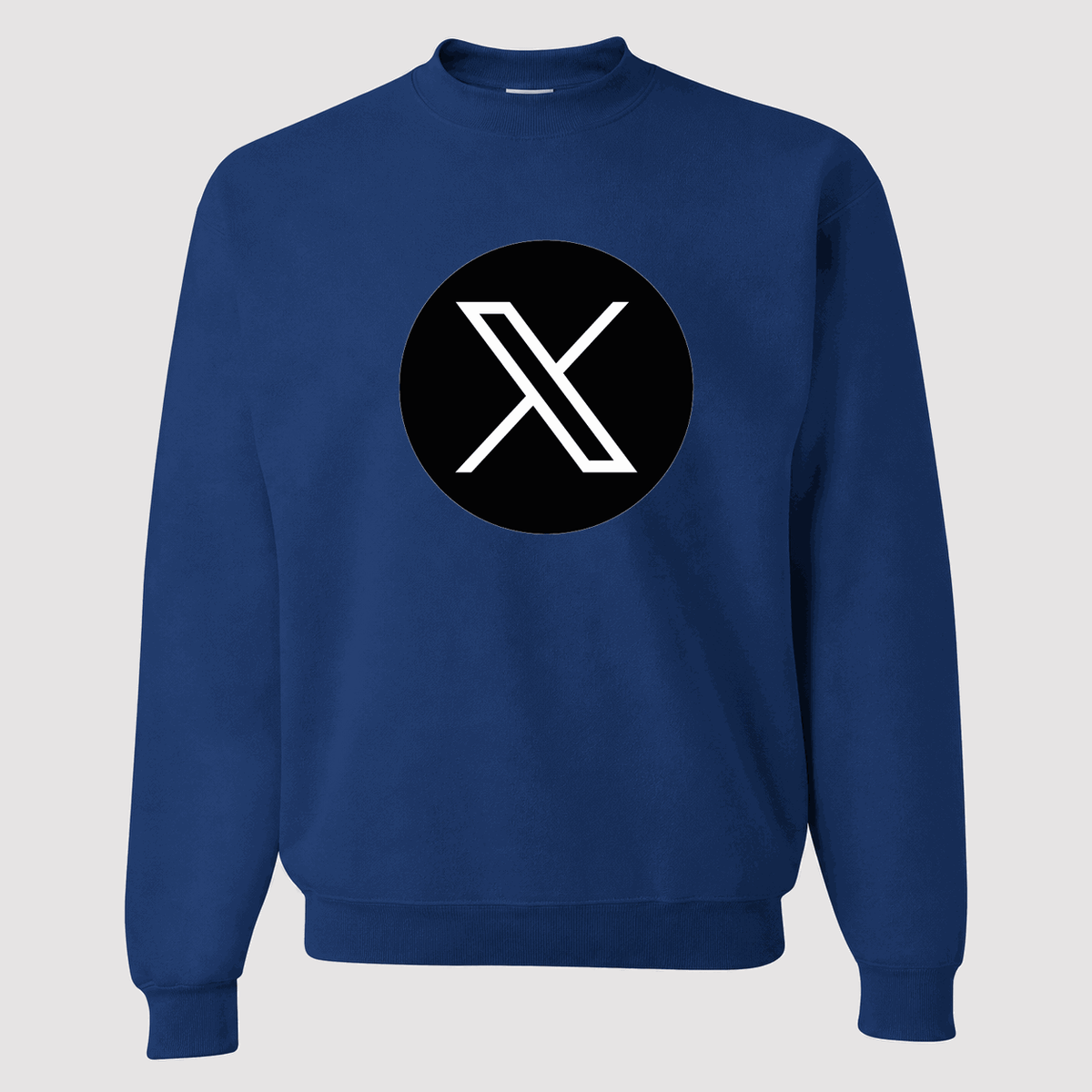 Men's X (Twitter) Crewneck Sweatshirt - Blue