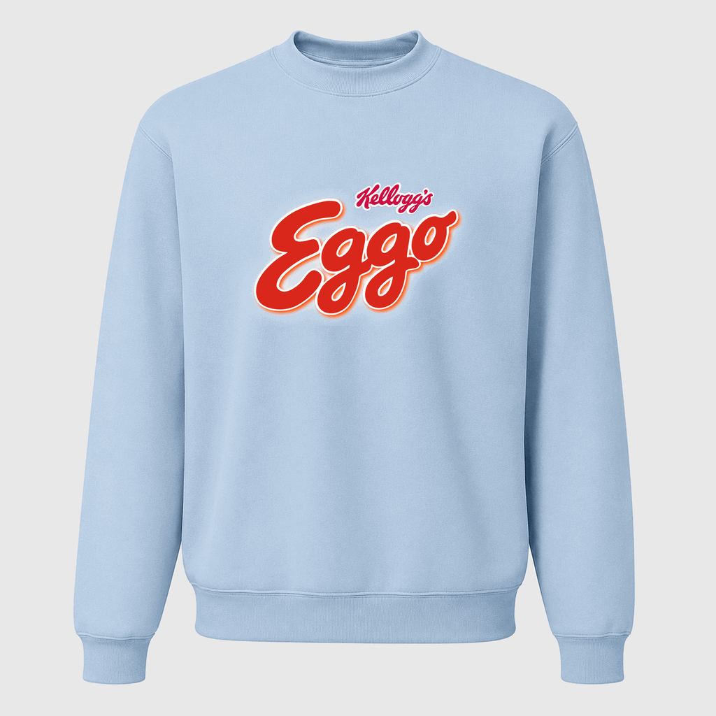 Men's Eggo Crewneck Sweatshirt - Sky Blue