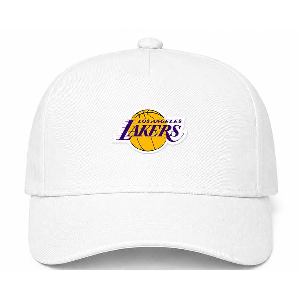 Los Angeles Lakers NBA Logo White Dad Baseball Cap Hat