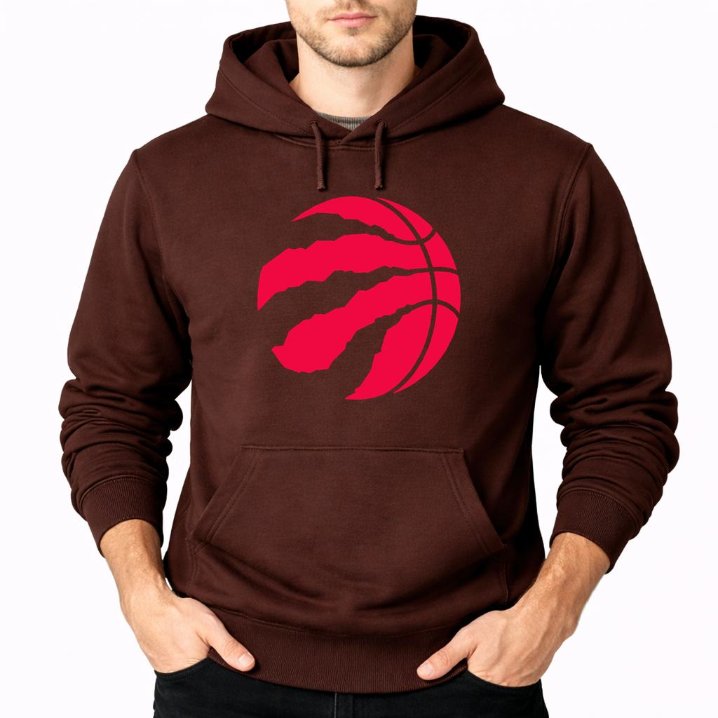 Men's Toronto Raptors Pullover Hoodie - Brown