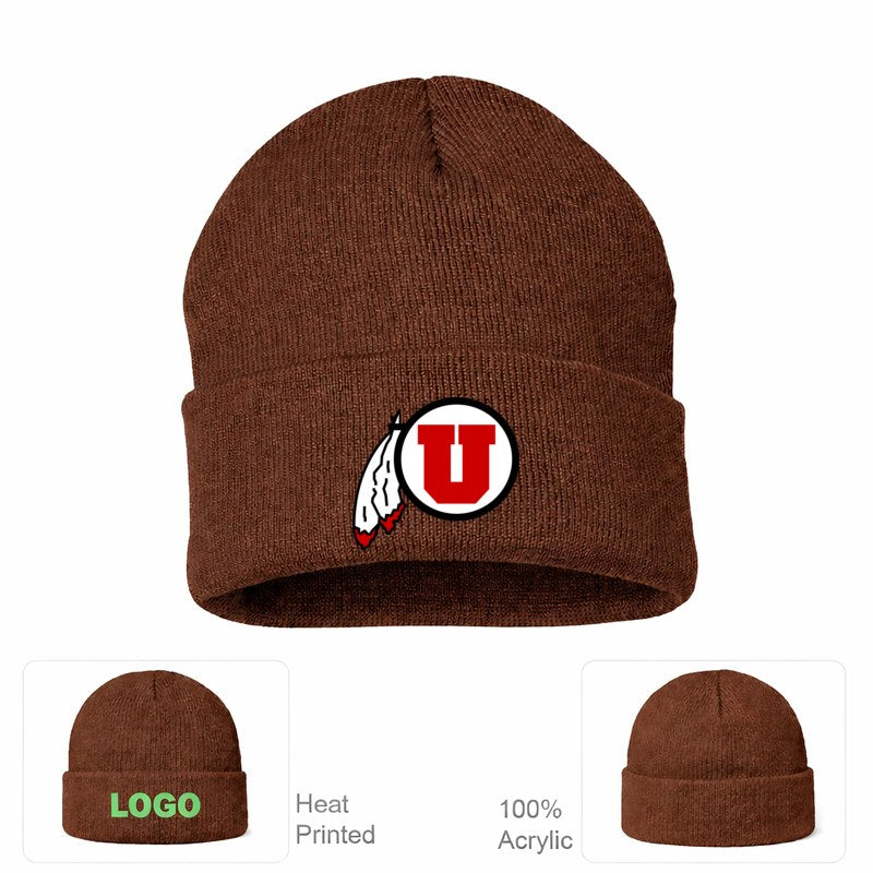 Utah Utes Brown Beanie Hat