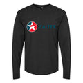 Men's Caltex-Logo Long sleeves Cotton Blend T-Shirt - Black