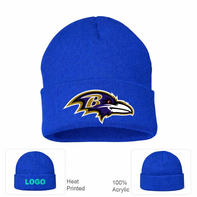Baltimore Ravens Royal Blue Beanie Hat