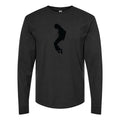 Men's Michael-Jackson-Logo-768x432 Long sleeves Cotton Blend T-Shirt - Black