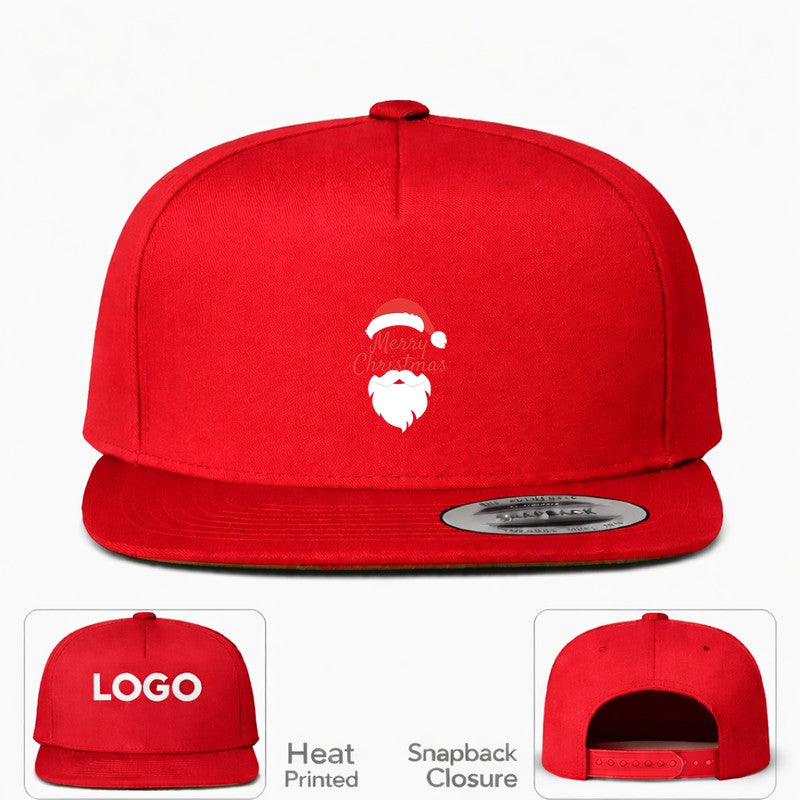 merry christmas and santa claus 1 Snapback Hat