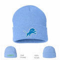 Detroit Lions Sky Blue Beanie Hat