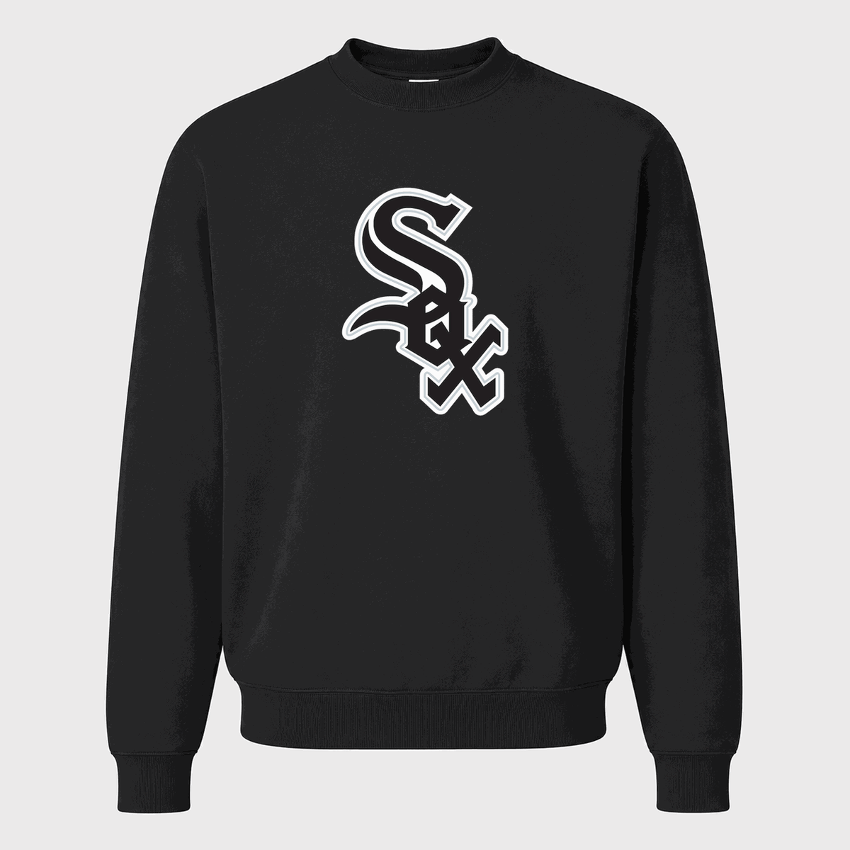 Men's Chicago White Sox Crewneck Sweatshirt - Black